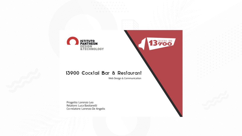 13900 Cocktail Bar & Restaurant